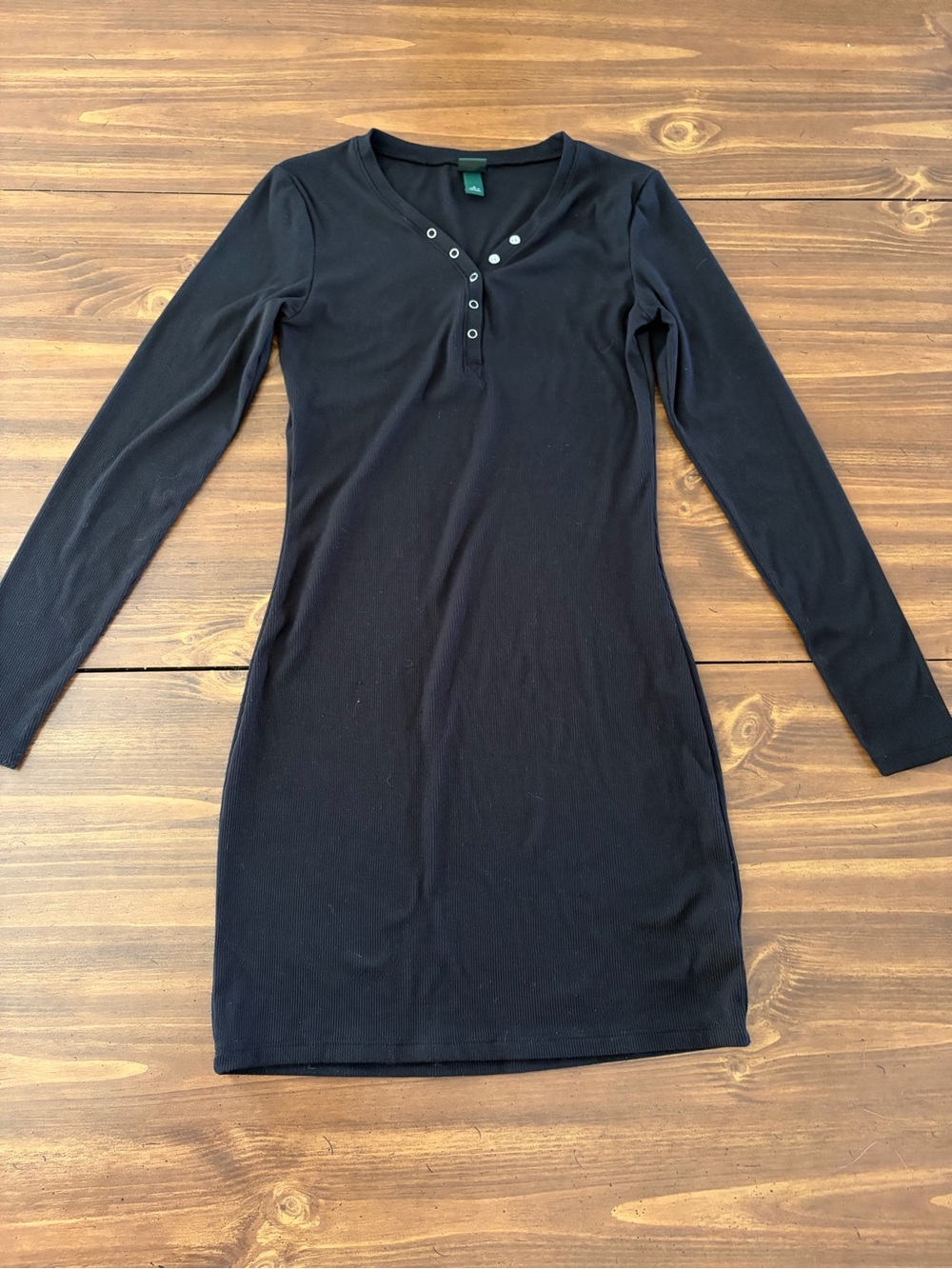 Woman’s black dress